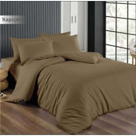 Saten Nevresim Takımı Kapiçino