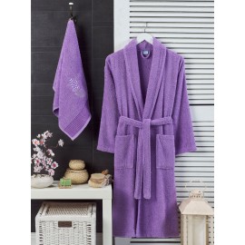 Havlulu Bornoz 2li Set